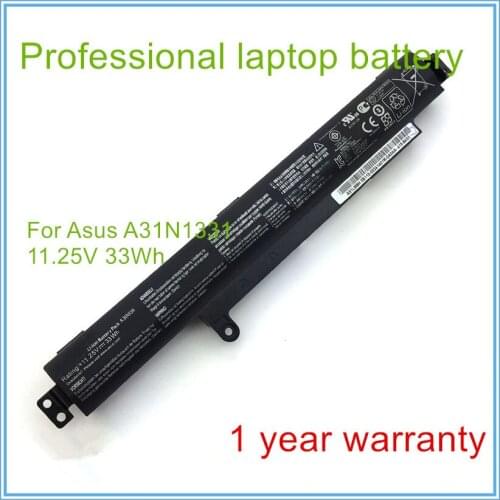 Original A31N1311 battery for X102B, F102BA, F102BASH41T,F200CA laptop 11.25V 33Wh 3-Cells New