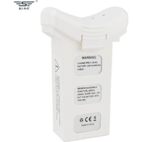 7.4V 2500mAh Battery For SJR/C SJRC S70W RC Quadcopter Spare Parts Accessories Black / White