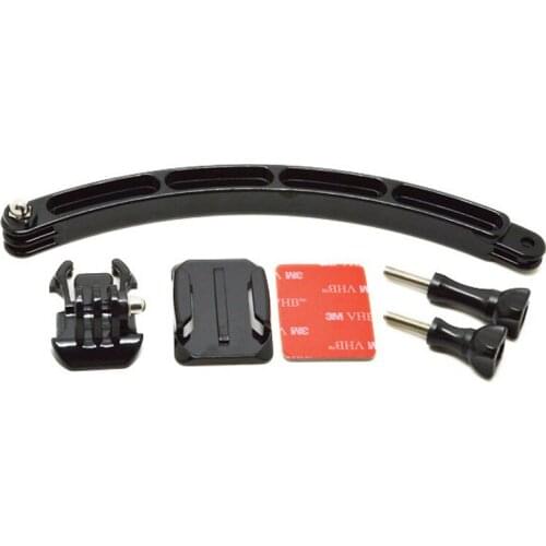 ANJIRUI Camera Accessories for xiaomi sj5000 GoPro Hero 6 5 4 3+ 3 2 Front Helmet Arm + Mounts + Screws + Adhesive Pads Supports