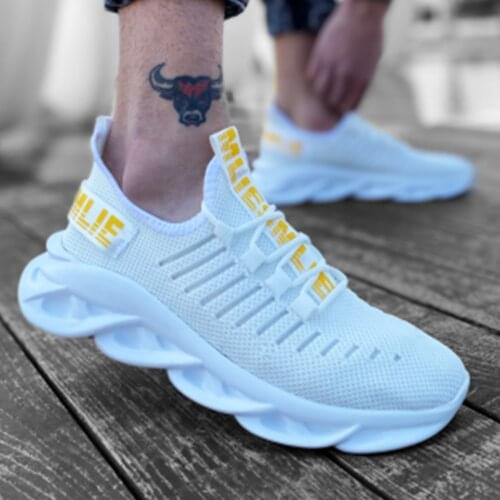 BA0602 Phantom High Base Style Sneakers White Men 'S Sports Shoe Each Outfit The Turkish Made Fashionable Design Cheap Price
