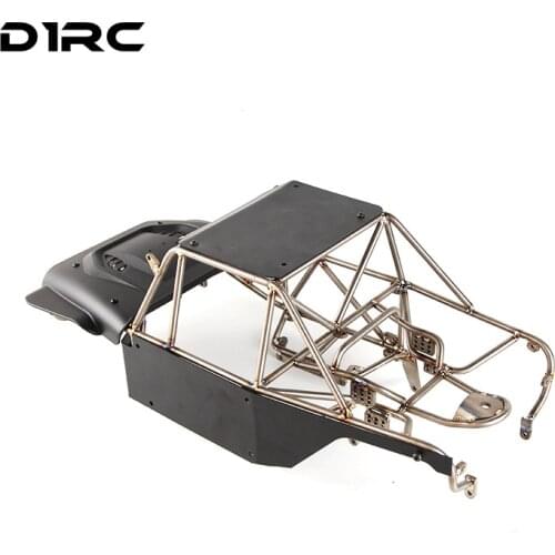 D1RC 1/10 Climbing Car All-Metal Pipe Rack Titanium Alloy Car Shell Spare Parts