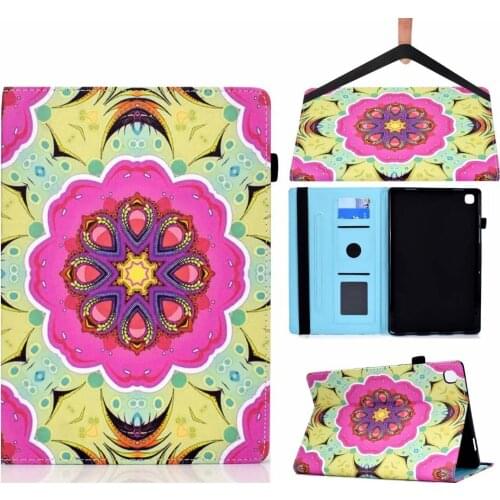 Kid Pattern Shockproof Protective PU Leather Folio Stand Wallet Case Cover for Samsung Galaxy Tab S6 Lite 10.4"inch SM-P610/P615
