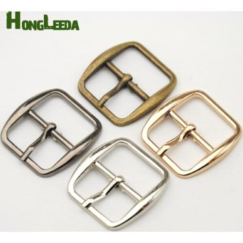 DIY 20pcs/lots 20mm fashion metal shoe buckle pin buckles high polished nickle/black/bronze/gold BK-15