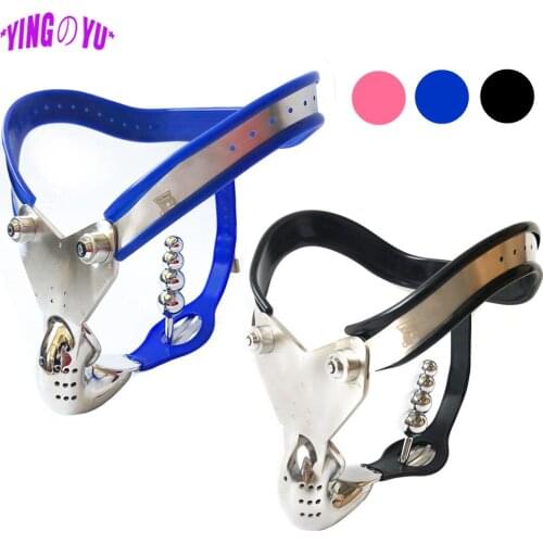 Adult Games Penis Cage Sleeve Cockring Lock Male Chastity Belt BDSM Bondage Device Stainless Steel Cock Cage Sex Toys for Men 18