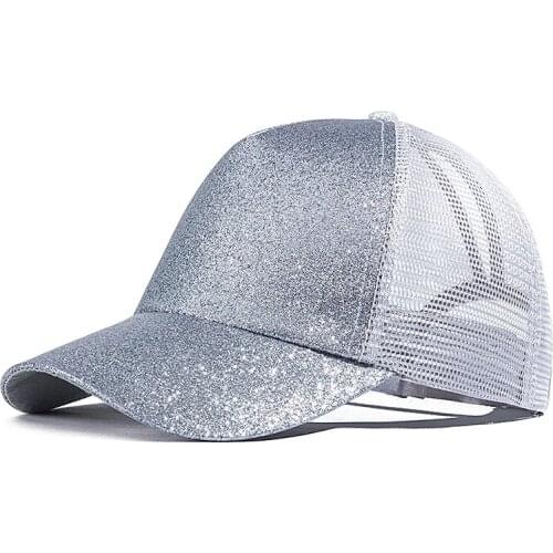 Summer Women Men Baseball Cap Casquette Femme Men Cap Ponytail Baseball Cap Sun Sport Mesh Hat Snapback Hip Hop Hat 2021