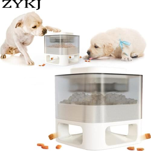 Pet Feeder Puzzle Training Leakage Food Feeder Interactive Dog Feeder With Non-Slip Rubber Pad Interesting Dog Food Catapult