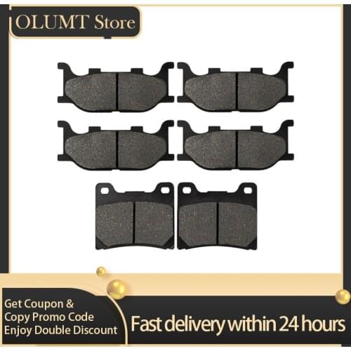Motorcycle Brake Pads Front Rear Kits For YAMAHA XVS1100 V-Star Custom Classic Silverado Midnight XV1100 Virago Drag Star