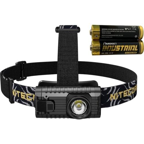 NITECORE HA23 Headlamp CREE XP-G2 S3 max 250 lumen Outdoor Head Light beam throw 56 meter Headlamp with 2 * AA Batteries