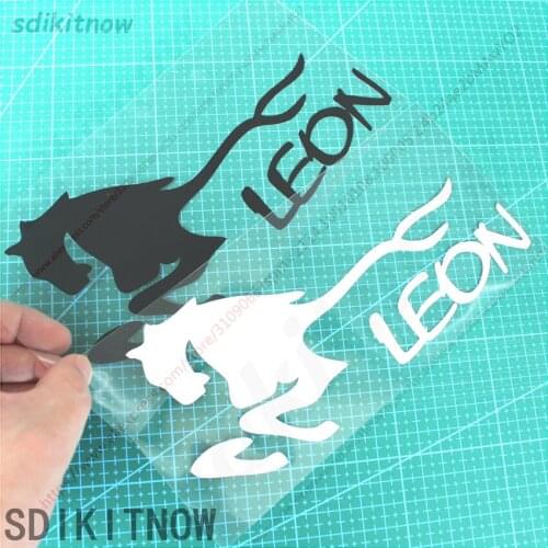 New Horse Running Cool Sports Sticker Racing Windows Door Body Decal Car Styling For seat leon 5f mk3 mk2 mk3 st fr accessories