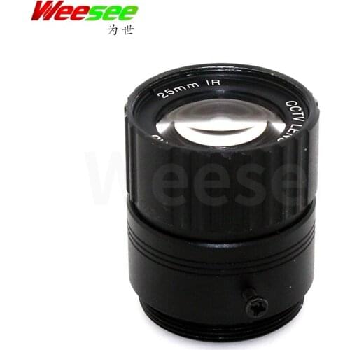 WS 3MP 25mm HD 3 megapixel CS mount CCTV lens IR security camera lens for HD IP AHD HDCVI SDI cameras