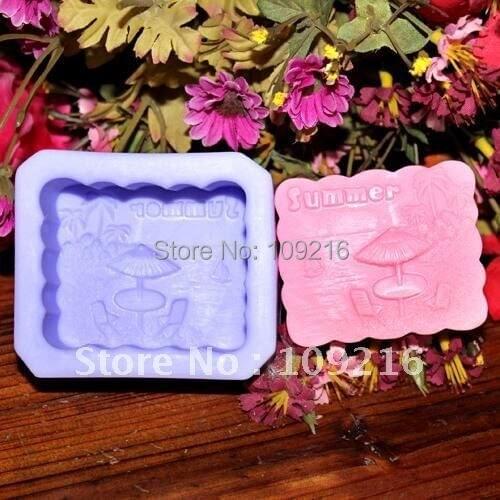 Wholesale!!!1pcs Summer (R1050) Silicone Handmade Soap Mold Crafts DIY Mold