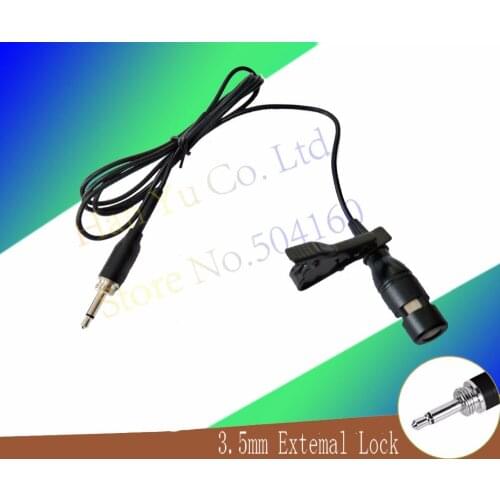 Professional Microfone Lapela Tie Clip Lavalier Microphone 3.5mm Screw Plug Lapel Mic Mike For DSLR Camera UHF Wireless System