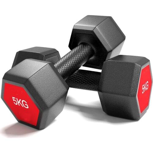 Hexagonal Dumbbells Household Ftness Equipment Men And Women Exercise Arm Muscles 4/5/6/10/12/15/20KG