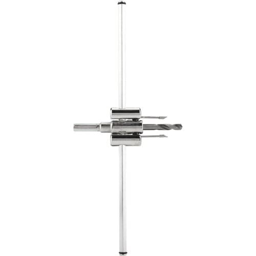 Drill bit 30-300mm Practical adjustable silver circle Drill bit Set of DIY woodworking tools for electric drill and table drill