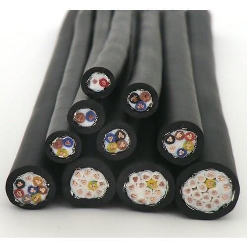 High Flexible Shielded Cable Towline Wire 20 core 0.5 mm², 20 AWG Drag Chain Cable