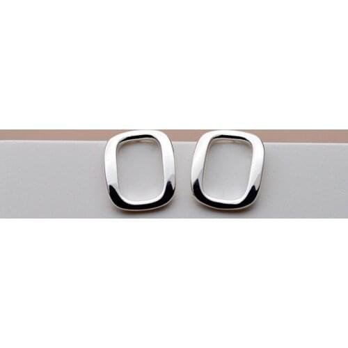 New Arrival Simple top quality Earrings for Women Geometric Square Shape Stud Earring Jewelry pendientes