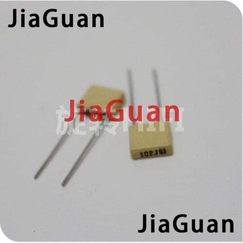 20PCS NEW EVOX CFR5 1NF 63V P5MM yellow EVOX-RIFA CFR 102 63VDC 1000pf/63v 0.001UF 1000PF