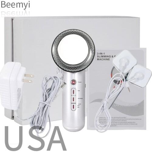 3IN1 Ultrasound EMS Body Massage Slimming Machine Infrared Lipo Fat Burner Weigh Loss Anti Cellulite Skin Tightening Beauty Tool