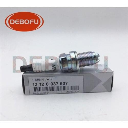 6pcs original Iridium Spark Plug BKR6EQUP 12 12 0 037 607 12120037607 Ignition Plug For M54 E34 E36 E39 E46 Z3 320 528
