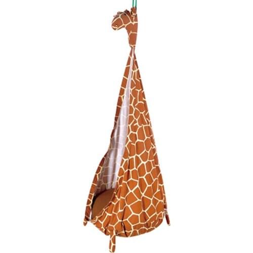 The giraffe design baby swing chair hanging basket children safety chair rocking swing chair