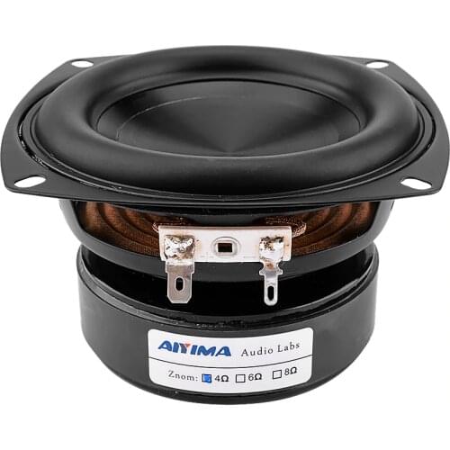 AIYIMA 1Pc 4Inch 100W Audio Speaker Driver 4Ohm 8Ohm Heavy Bass Loudspeaker Hifi Sound Music Subwoofer Speakers For DIY Theater