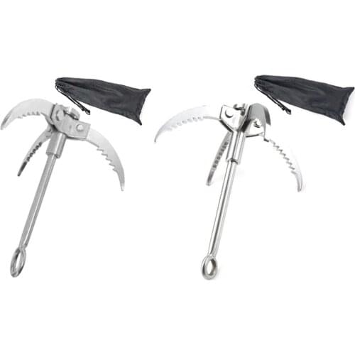 Grappling Hook Survival Travelling Easy Carrying Portable Parts for Climbing Claw Multi-function Rescue Outdoor Tools