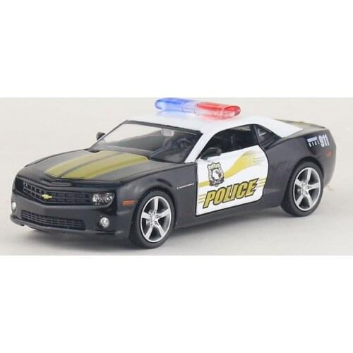 RMZ City/1:36 Diecast toy model/Chevrolet Corvette Camaro Super Racing Police/Educational Car for childrens gift/Collection