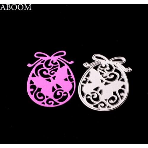 ABOOM Metal Cutting Dies Christmas New 2018 Round Gift Decorative Stamp Dies Dies Scrapbooking Metal Cutting Craft Dies