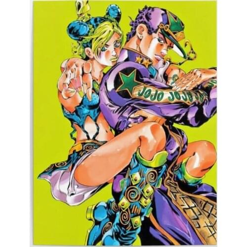 Canvas Prints Poster Home Jotaro Kujo Anime Japan Couple Decoration Painting Wall Art Picture Modular Living Room No Framework