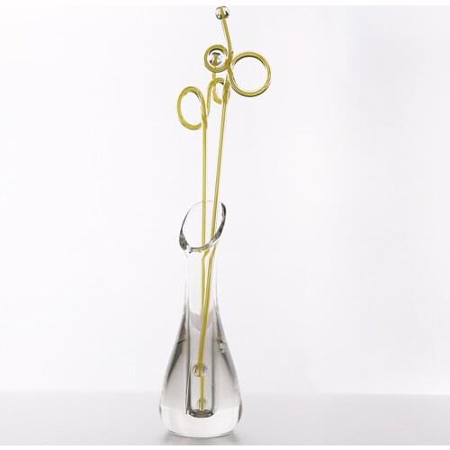 Transparent Plastic Flower Vase Creative Decoration Home Imitation Crystal Vase Modern Flower Vase Unbreakable Plastic Vase