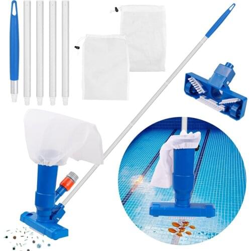 Pool Vacuum Cleaner Portable Swimming Pond Fountain Vacuum Disinfect Tool Portable Suction Head Brush Cleaner Accessories