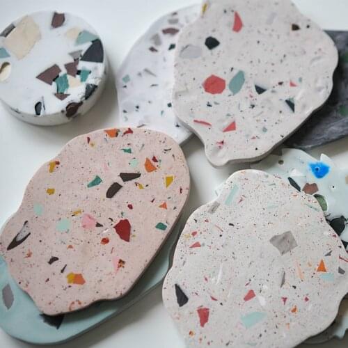 5 Cavities Silicone Cloud Tray Mold Epoxy Coaster Mould Jesmonite mold Terrazzo Trinket Tray Mold Candle Plaster Base Mold