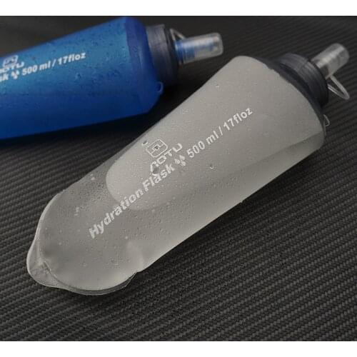 Foldable Water Bottle Portable Reusable 500mL Collapsible Free Folding Drink Water Cup Outdoor Cycling Silicone Travel Drinking