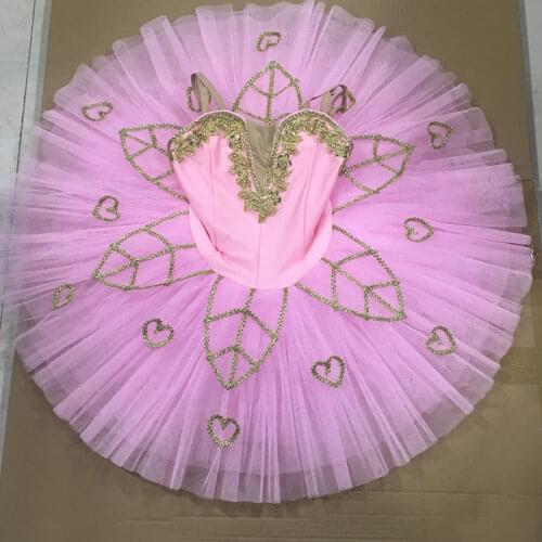 Dance Favourite New Arrival Pink Ballet Tutu! Pre-professional Ballet Tutu Dance Costume Performance Stage Ballerina Tutu