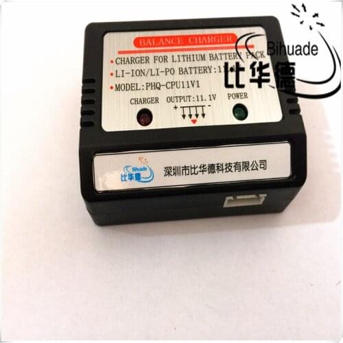 BIHUADE 11.1V charger Li ion battery 4 pin balance charger upgrade 3S battery charging box