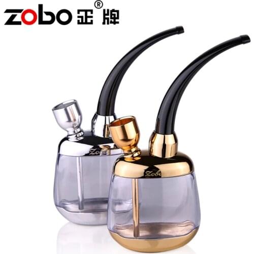 ZOBO New Luxury Mini Small Modern Glass Portable Sheesha Shisha Hookah Set Smoking Water Filter Pipe