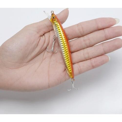 100mm 13g Laser Fishing Lure Parts Floating Wobblers Fishing Lures for Trolling Minnow Topwater Artificial Bait Fish Casting