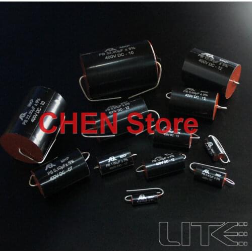 2PCS France SCR 8.2UF 10UF 22UF 27UF 33UF 47UF 68UF 100UF 400V 5% Polypropylene MKP audio coupling Frequency divider capacitor