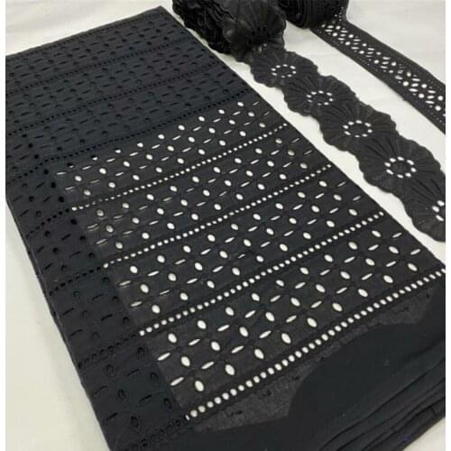 5yard Swiss lace fabric 10yards Water soluble strip Embroidery African 100% cotton fabrics Swiss voile lace popular Dubai style