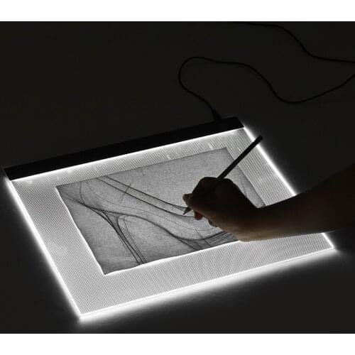 A3 A4 LED Artcraft Tracing Light Pad Stepless Dimming Eye-protecting Pad for Tatoo Diamond Painting Drawing Sketching Animation