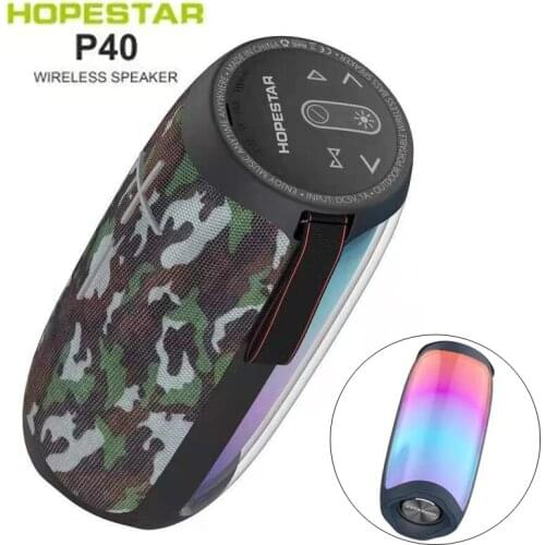 Wireless Bluetooth Speaker Portable Column For PC Computer Speakers Subwoofer Boom Box Music Center with LED Light caixa de som