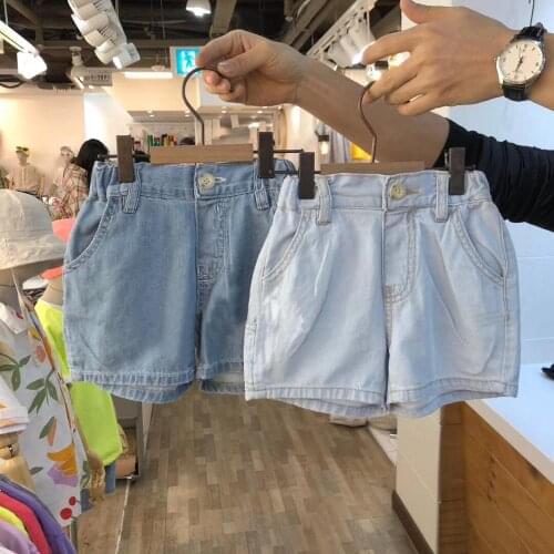 2020 boys and girls Japan and South Korea Fanyang jeans shorts