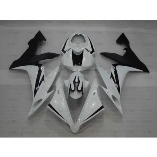 Bodywork for YZF1000 R1 2005 YZFR1 Fairing 2006 YZF1000 R1 Plastic Fairings 2004 - 2006 Black White
