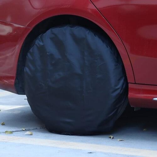 Mayitr 4pcs Heavy Duty Tire Wheel Covers 27-29 Inch Diameter For Car RV Motorhome Wheel Covers Sun Protection