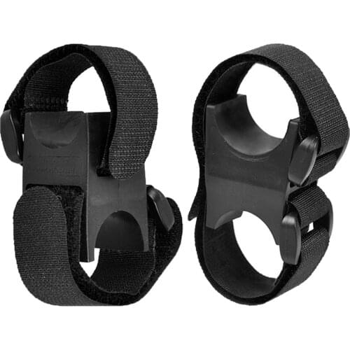 Multi-Purpose Bike Strap Flashlight LED Torch Mount Holder Bike Lock Clamp Holder Hook & Loop Band Mountain Bicycle Accessories