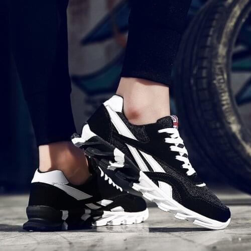 2021 Men Running Shoes Summer Pu Leather Blade Sneakers High Quality Outdoor Light Breathable Sport Athletic Shoes Male Sneakers