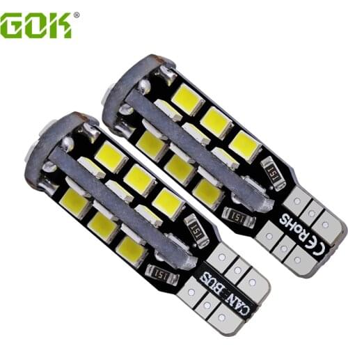 Wholesale T10 27smd Led W5W t10 Canbus Smd Light w5w led 194 t10 27led 2835 smd Bulb No Obc Error lamp 50pcs/lot