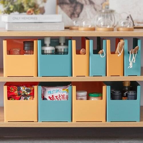 Plastic Desktop Storage Box Large Capacity Multi-Functional Case Cosmetic Organizer Boxes Bathroom Kitchen Color Finishing Box