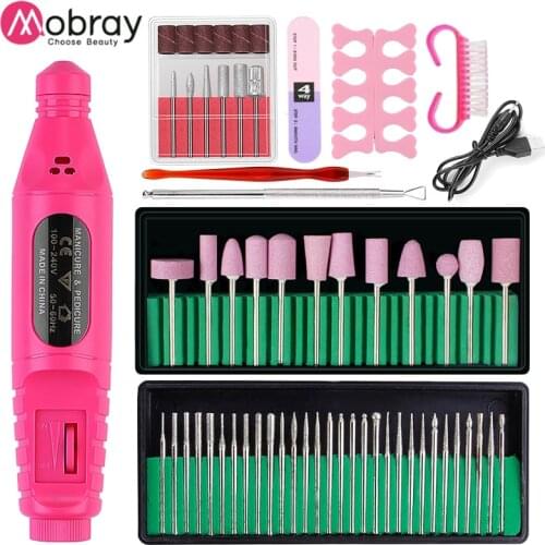 Professional Nail Drill Machine Set Manicure Machine Milling Set Nail File Pedicure Remove Nail Gel Tools Polishing Equipment