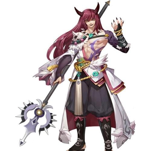 Onmyoji Yasha Staff cosplay props for Halloween Fancy Stage Performance Props Amine Fans Collection Fans Gift Weapon prop